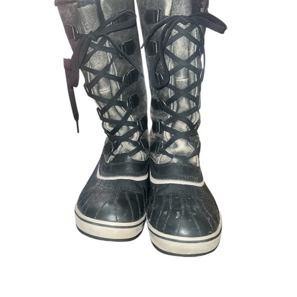 SOREL- WOMENS TIVOLI TALL LACE UP WATERPROOF WINTER BOOT SZ 9 - Picture 3 of 10